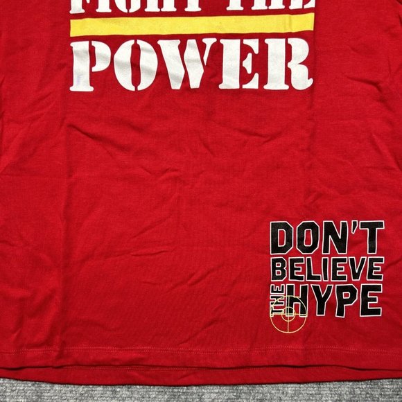 Fight The Power Defend Brooklyn T-Shirt Women's 2X Plus Red Short Sleeve New - Picture 2 of 7
